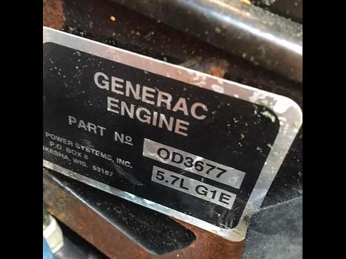 Used 2001 Generac generator 80kw natural gas/propane,