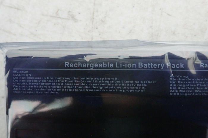 Used Replacement 10.8V 4400mAh Laptop Battery for HP 6500