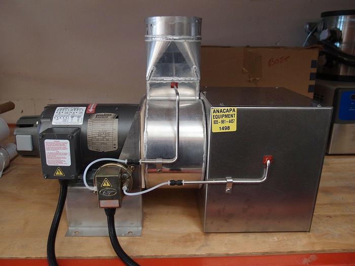 Used Small Exhauster fan with IDNM3534 1/3 HP, 1725 RPM BALDOR ELECTRIC MOTOR (1498)
