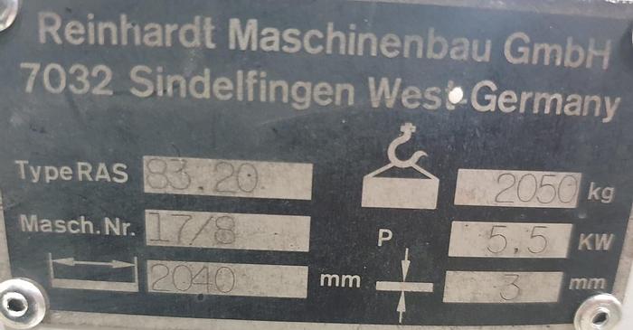 Gebraucht Tafelschere RAS 83.20