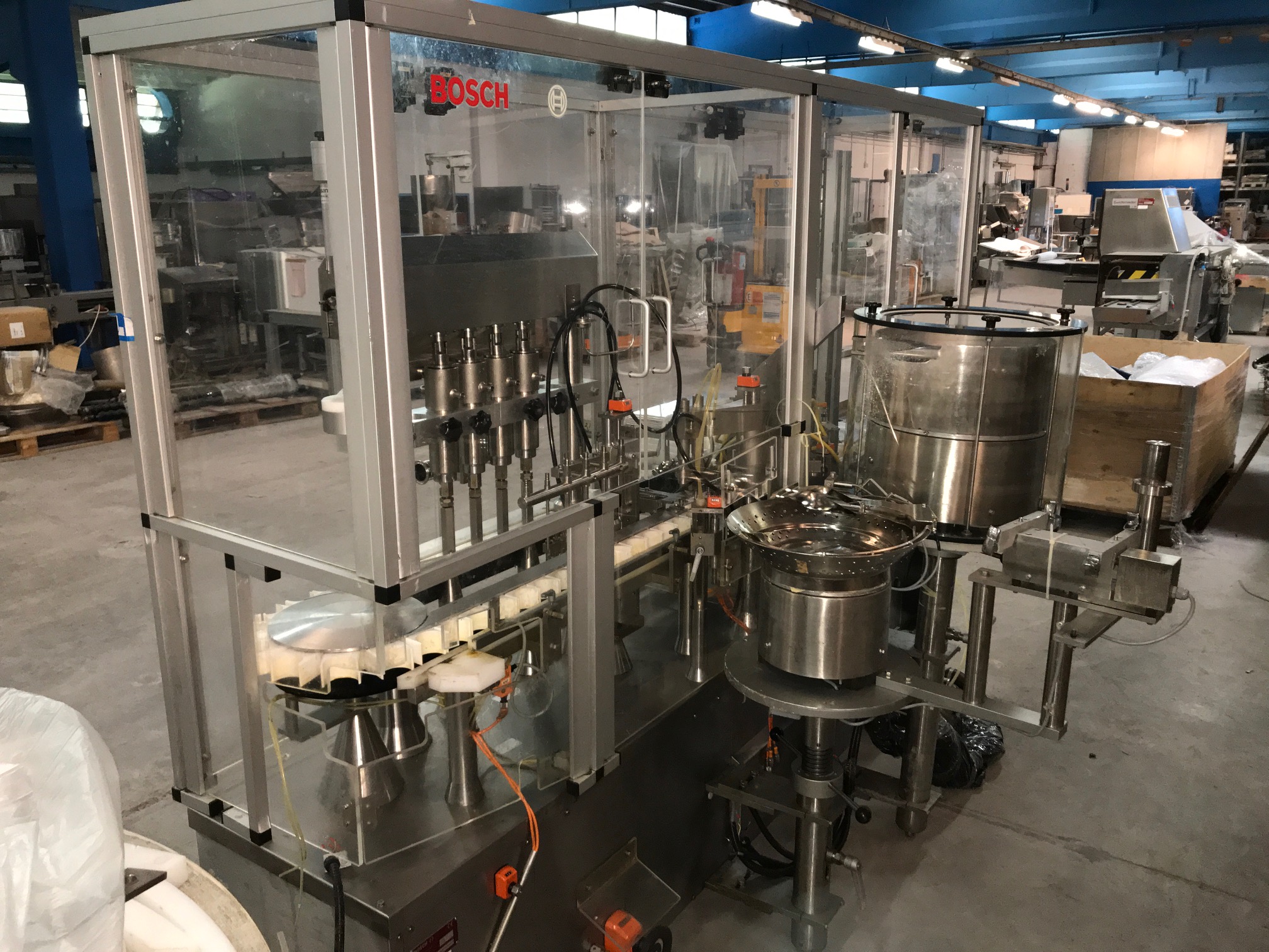 Used BOSCH - Riempitrice + Tappatrice - MLF 3002