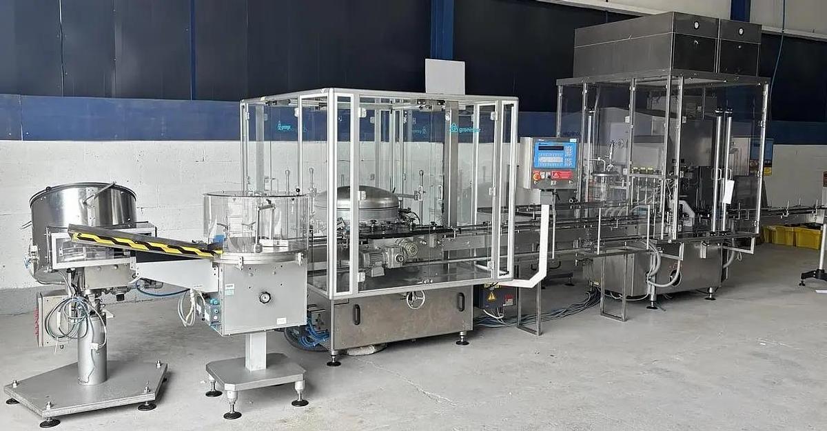 Usato GRONINGER - Linea Riempimento Liquidi - DTE-600 + ZSB-600 + DE-100 + AAVK 300 + KFVG 201