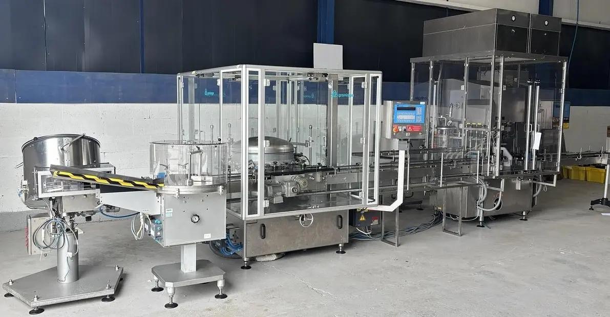 Usato GRONINGER - Linea Riempimento Liquidi - DTE-600 + ZSB-600 + DE-100 + AAVK 300 + KFVG 201