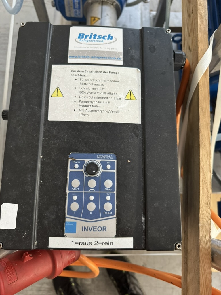 Used Wangen TWN 70 Hygienic Twin-Screw Pump
