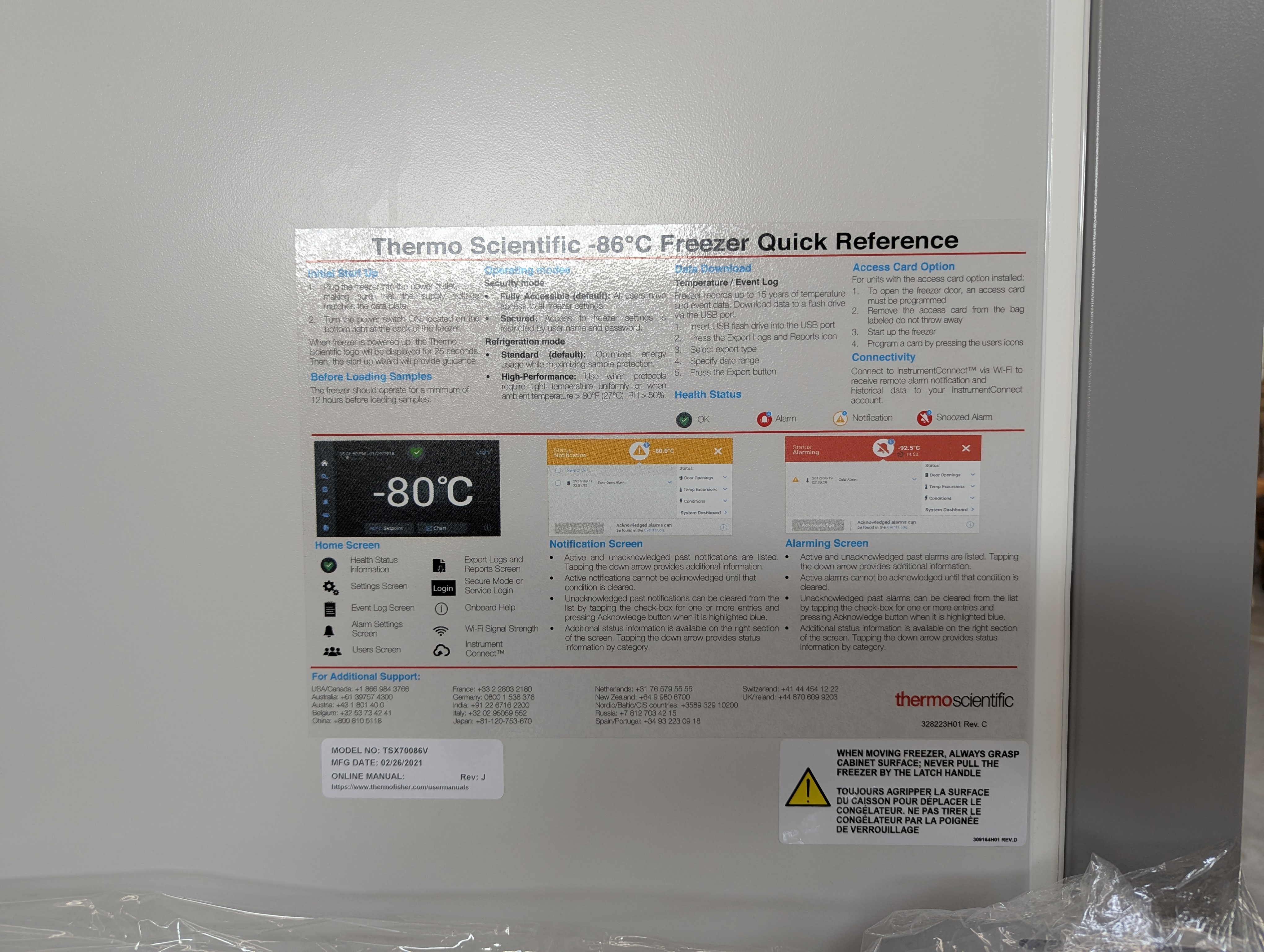 Usato THERMO-SCIENTIFIC - Refrigeratore - TSX70086V