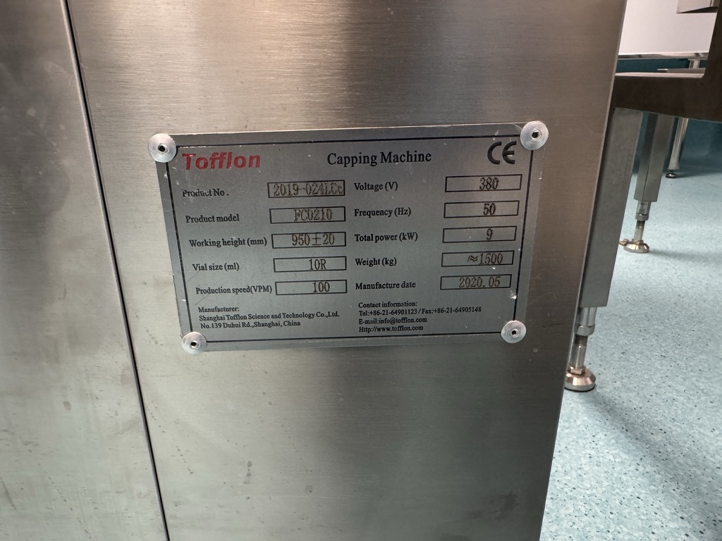 Used TOFFLON - Capping Machine
