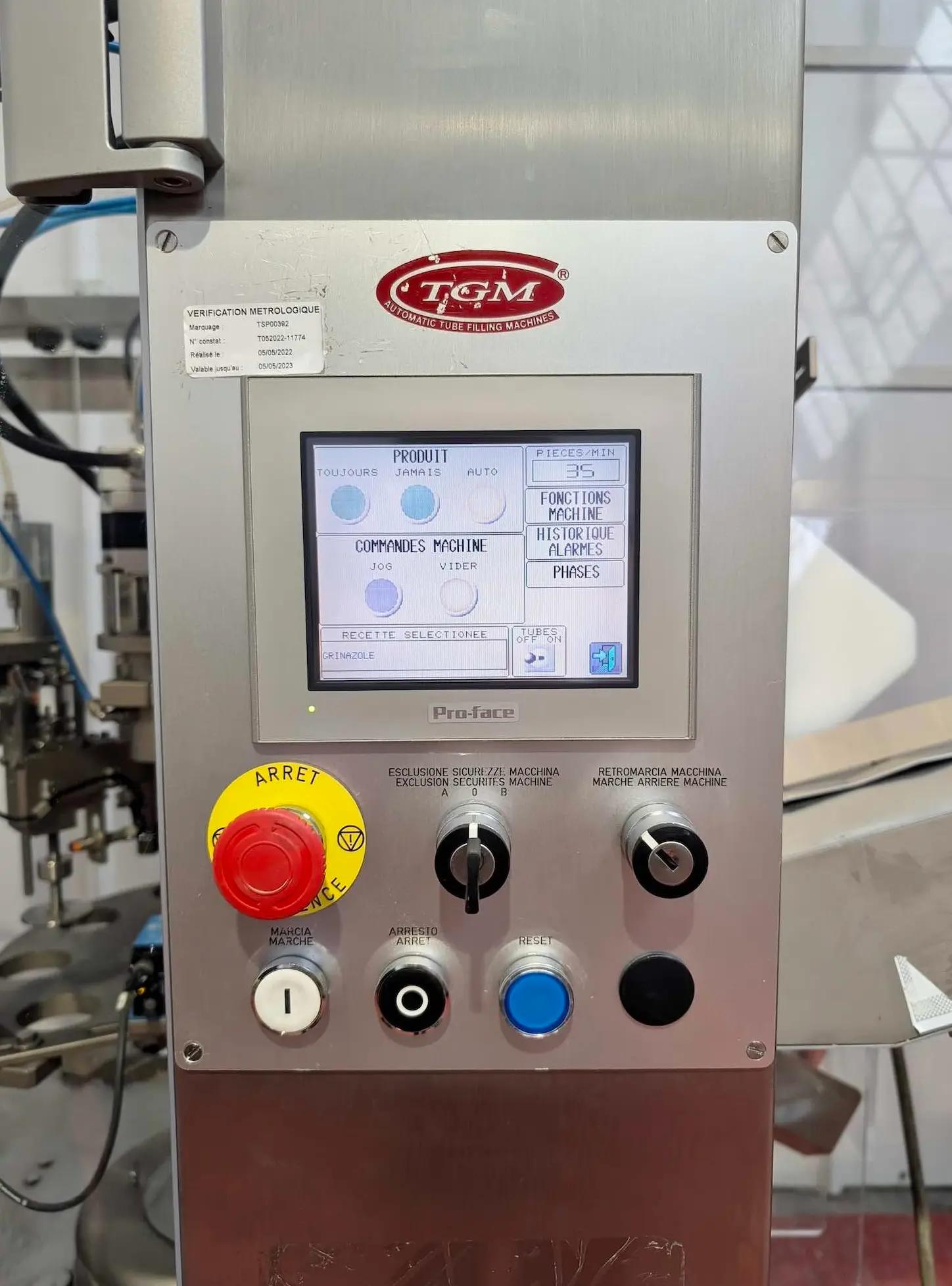 Usato TGM - Riempitrice Tubetti - E250 MATIC