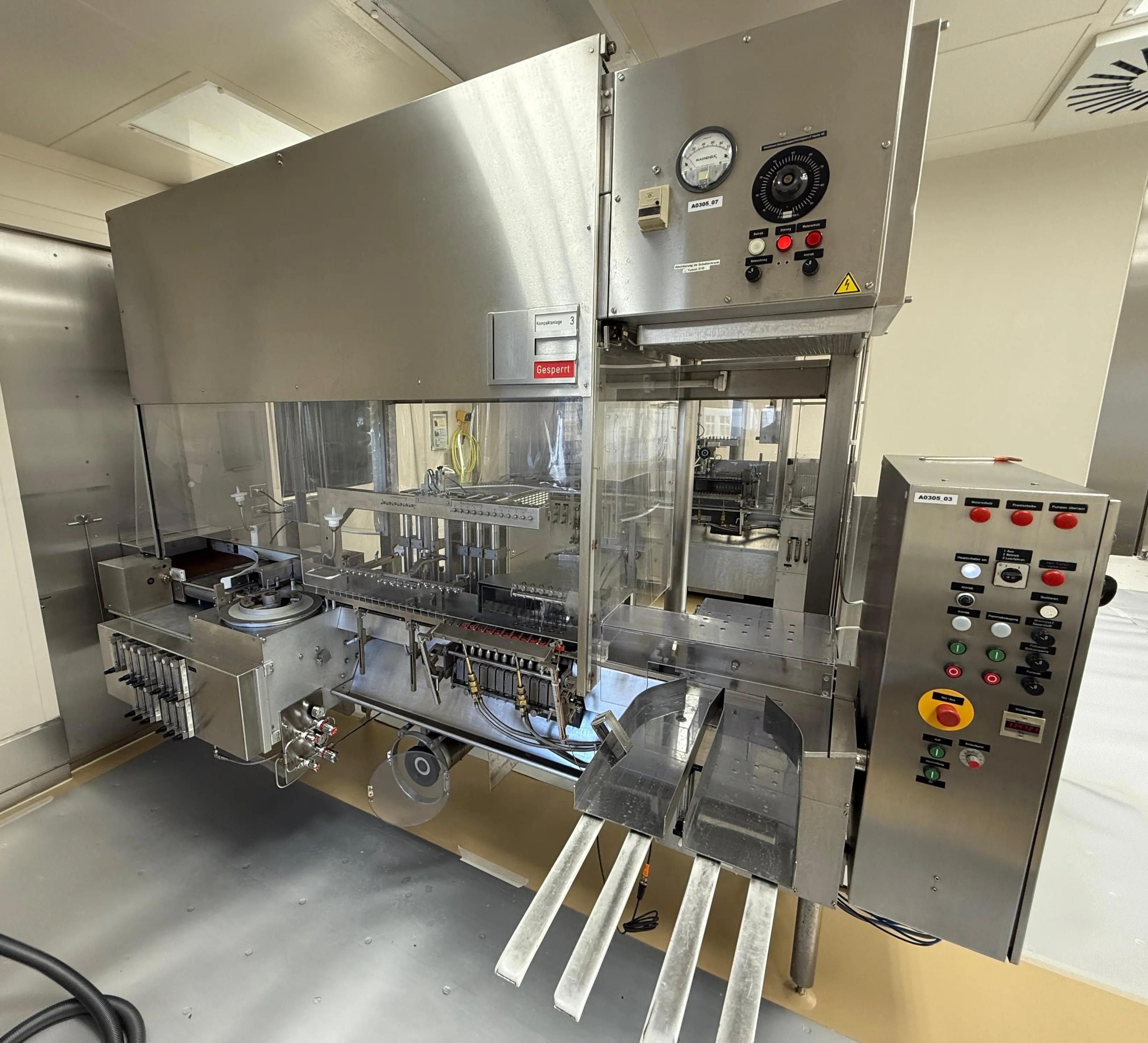 Usato BOSCH - Linea Riempimento Fiale - RURE 12 + HQL 3420 + AVRE 06