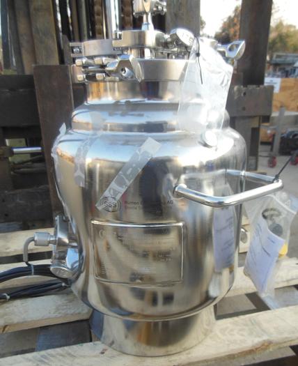 Used Reactor, 4 Gallon, 316 S/ST, Jkt, Agit, 10"x10", 40 PSI, #S742774