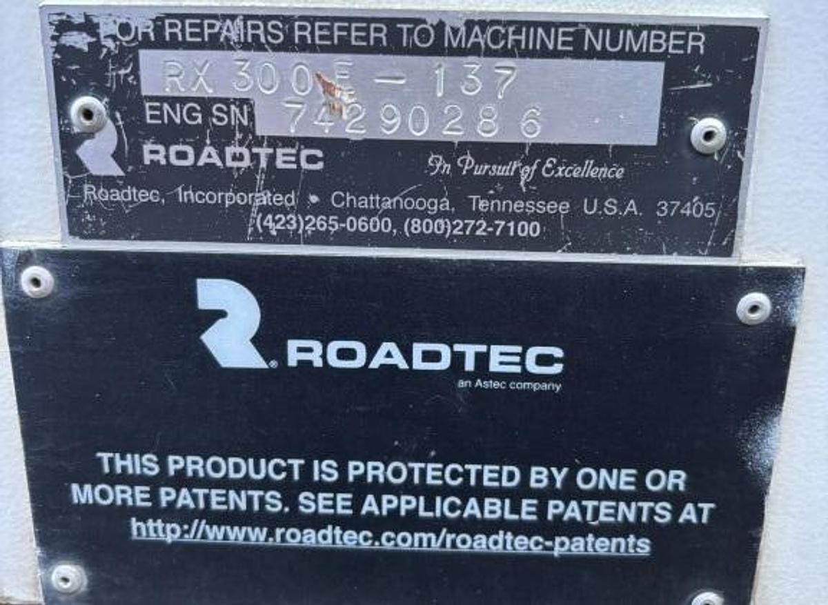 Used 2018 Roadtec RX300e