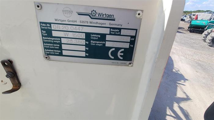 Used 2007 Wirtgen W1500