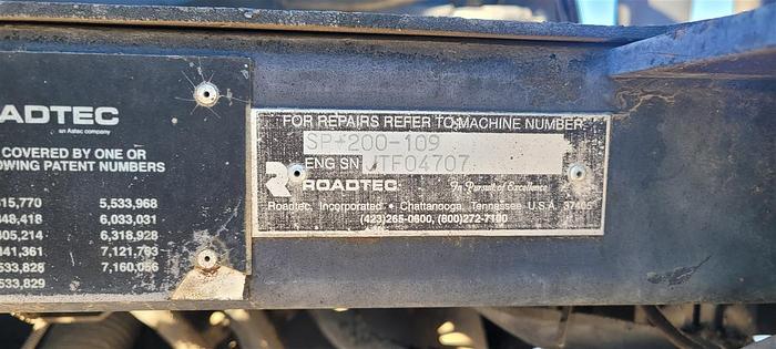 Used 2008 Roadtec SP200