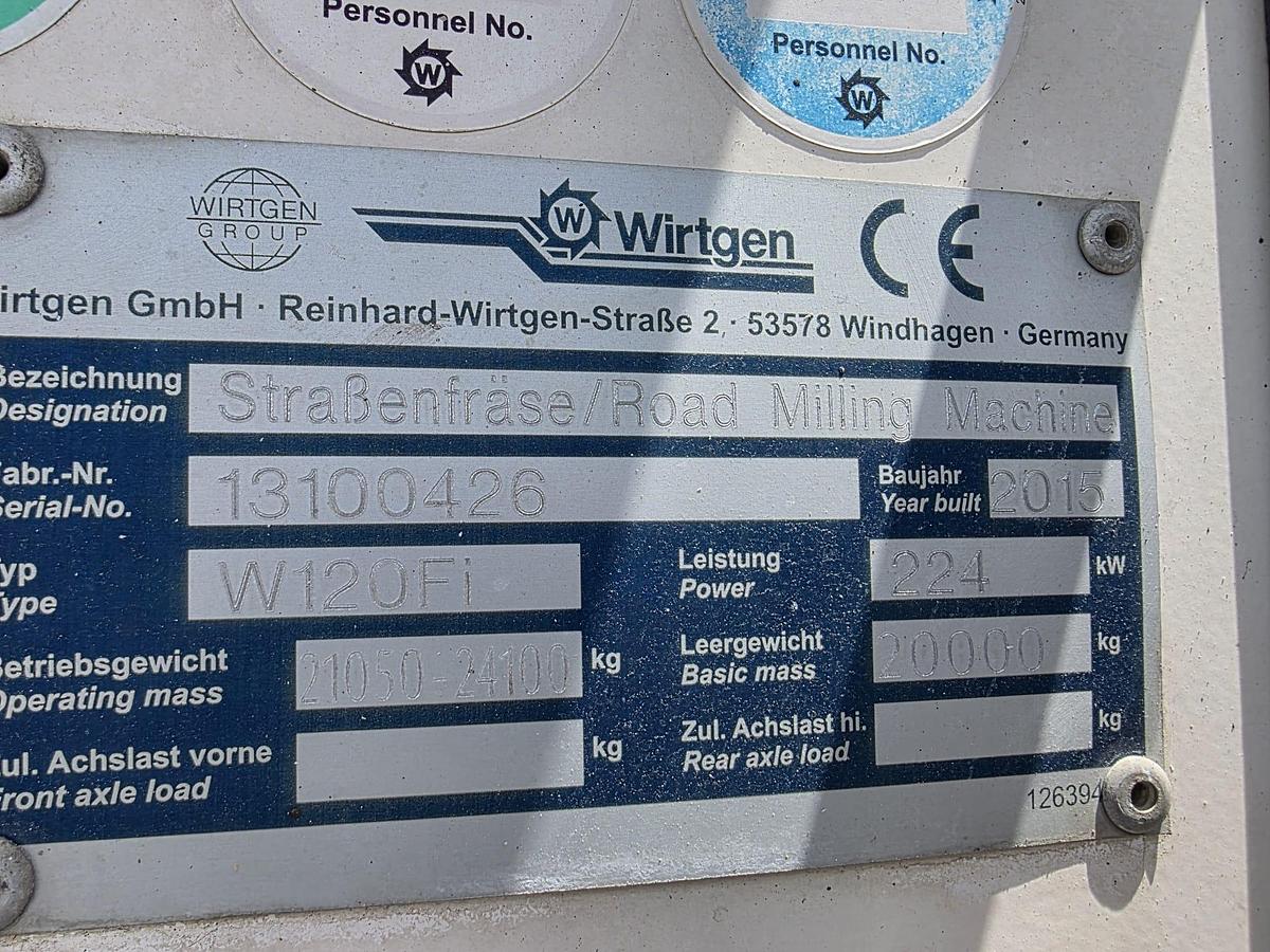 Used WIrtgen W120Fi