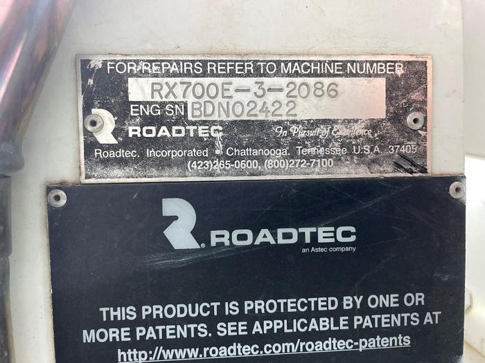 Used 2017 Roadtec RX700
