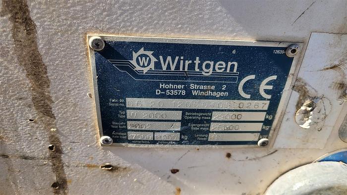 Used 2002 Wirtgen W2000