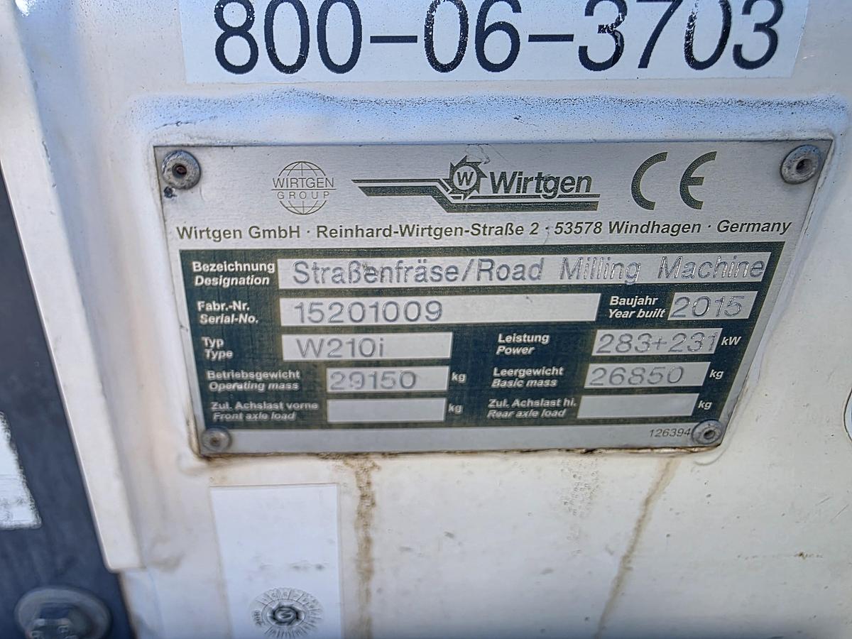 Used 2012 WIrtgen W210i