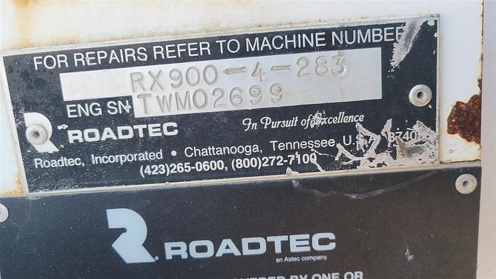 Used 2011 Roadtec RX900-4