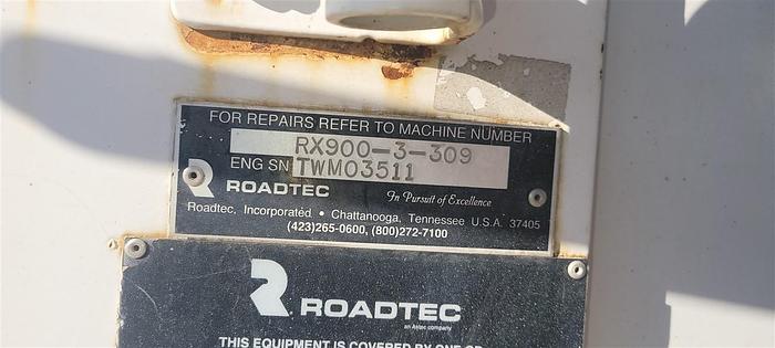Used 2013 Roadtec RX900-3