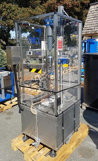 Used Capper, CMI, Mdl NMRV-040, Screw Cap, Conveyor #S743151