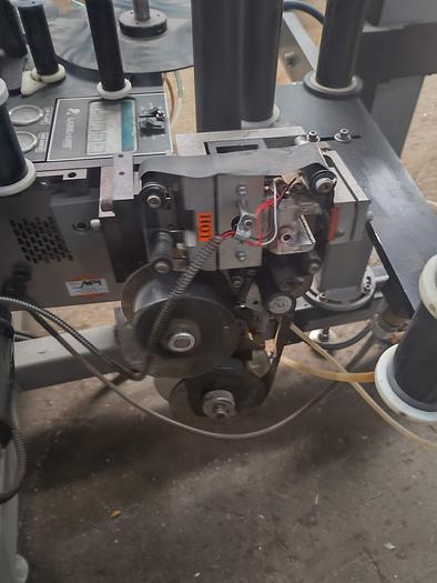 Used Labelaire pressure sensitive wrap labeler