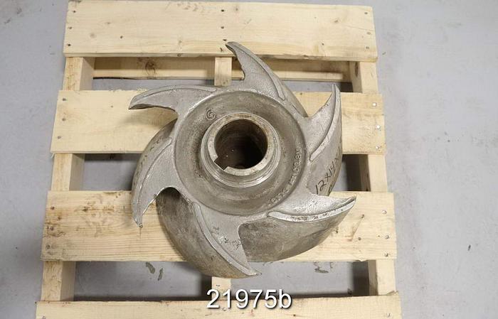 Used Goulds 3175 Impeller, 16.5", 6-Vane, Casting No.: 56179 (For 12x14x18 Pump) #21975