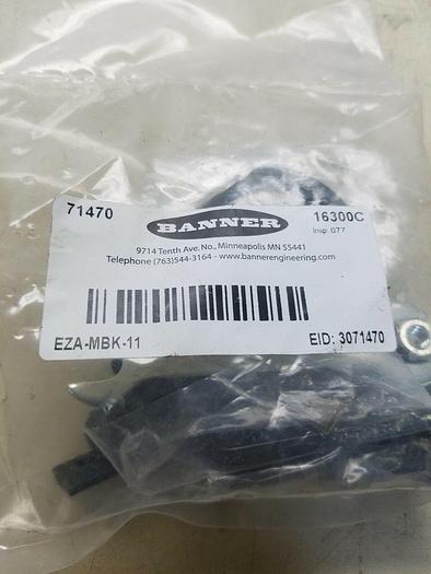 NIB BANNER EZA-MBK-11 STANDARD MOUNTING L BRACKET 71470, EZAMBK11