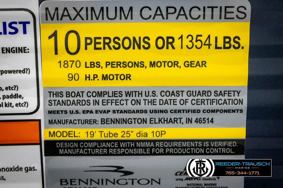 2025 Bennington 20 SLSE