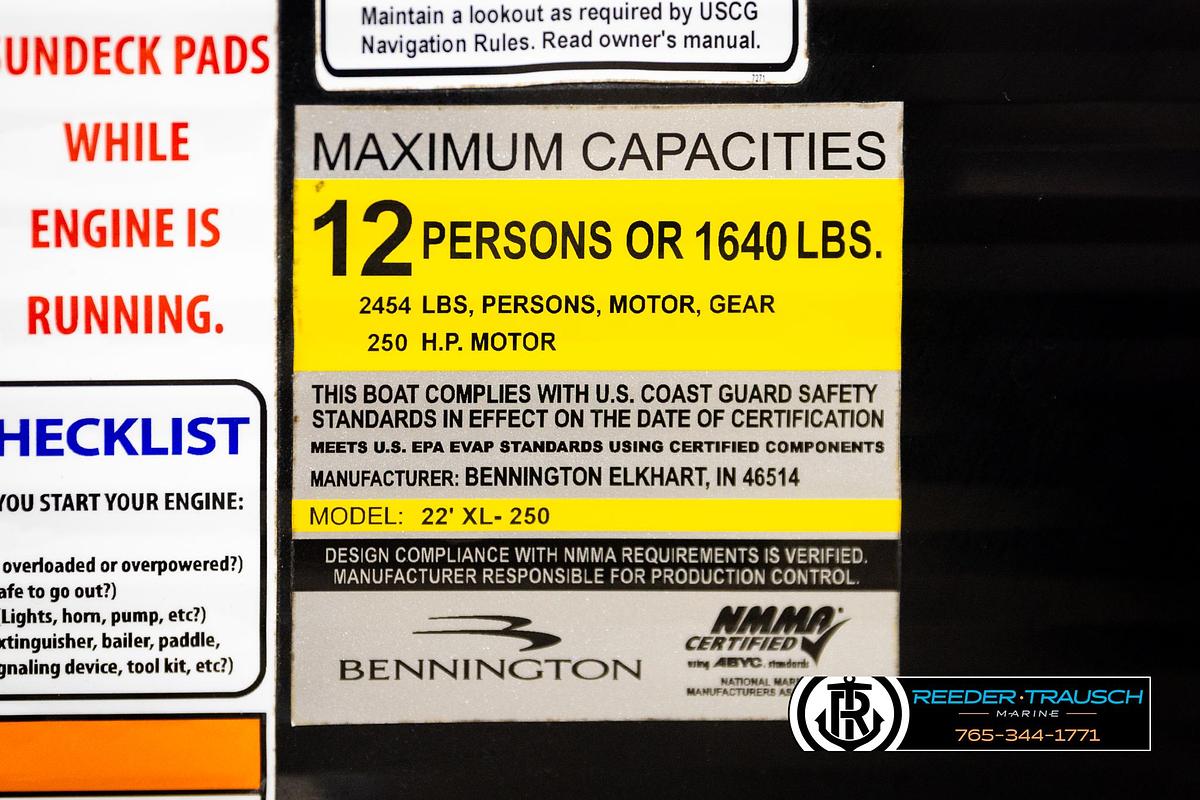 Used 2018 Bennington SSBXPDL