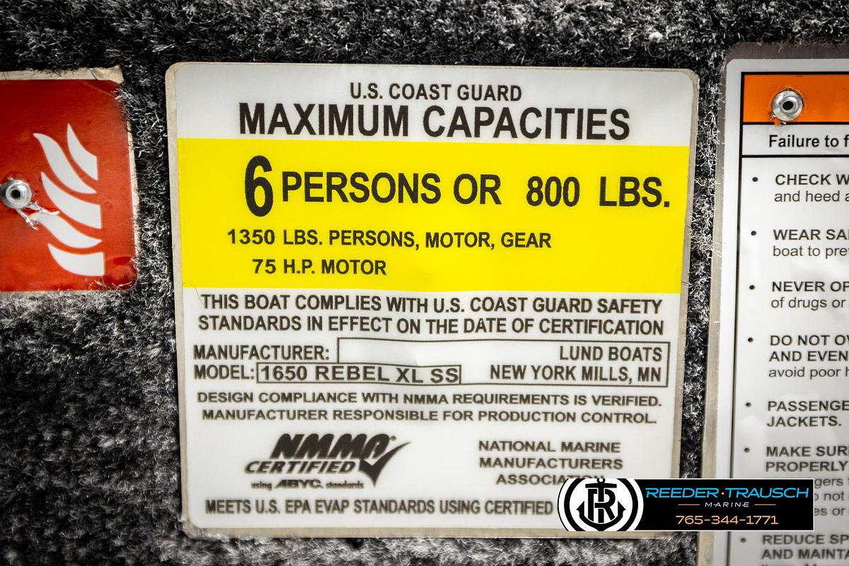 2026 Lund 1650 Rebel XL SS