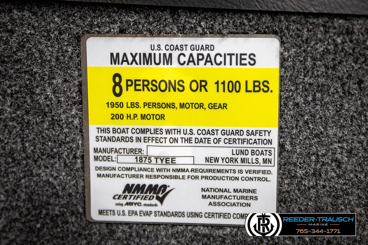 Used 2023 Lund 1875 Tyee