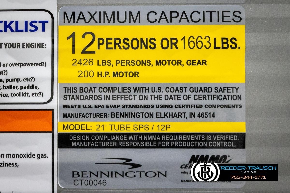 2025 Bennington 22 SSRSE