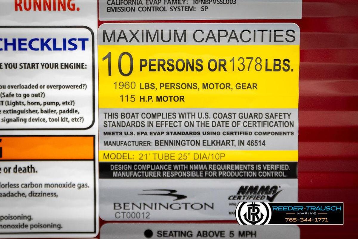 2025 Bennington 20 SLSE