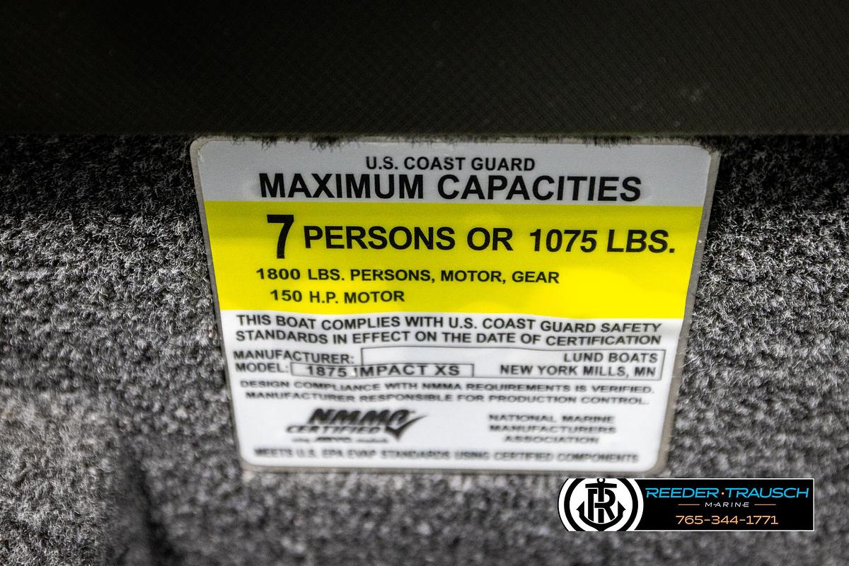 Used 2023 Lund 1875 Impact XS