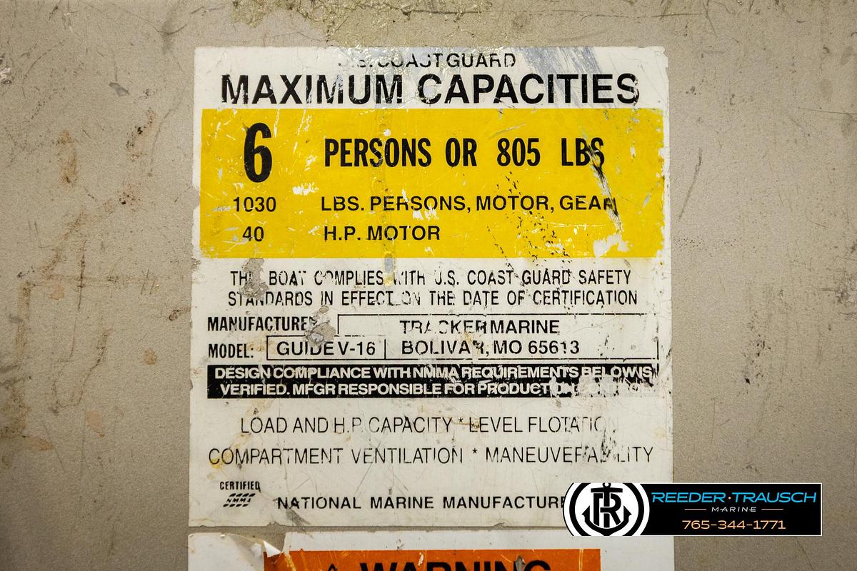 Used 1999 Tracker Guide V-16