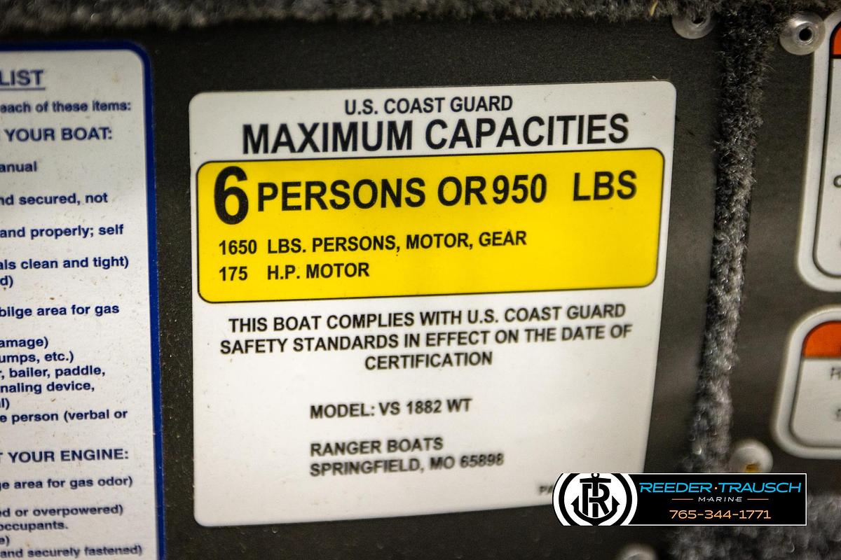 Used 2018 Ranger VS1882 WT