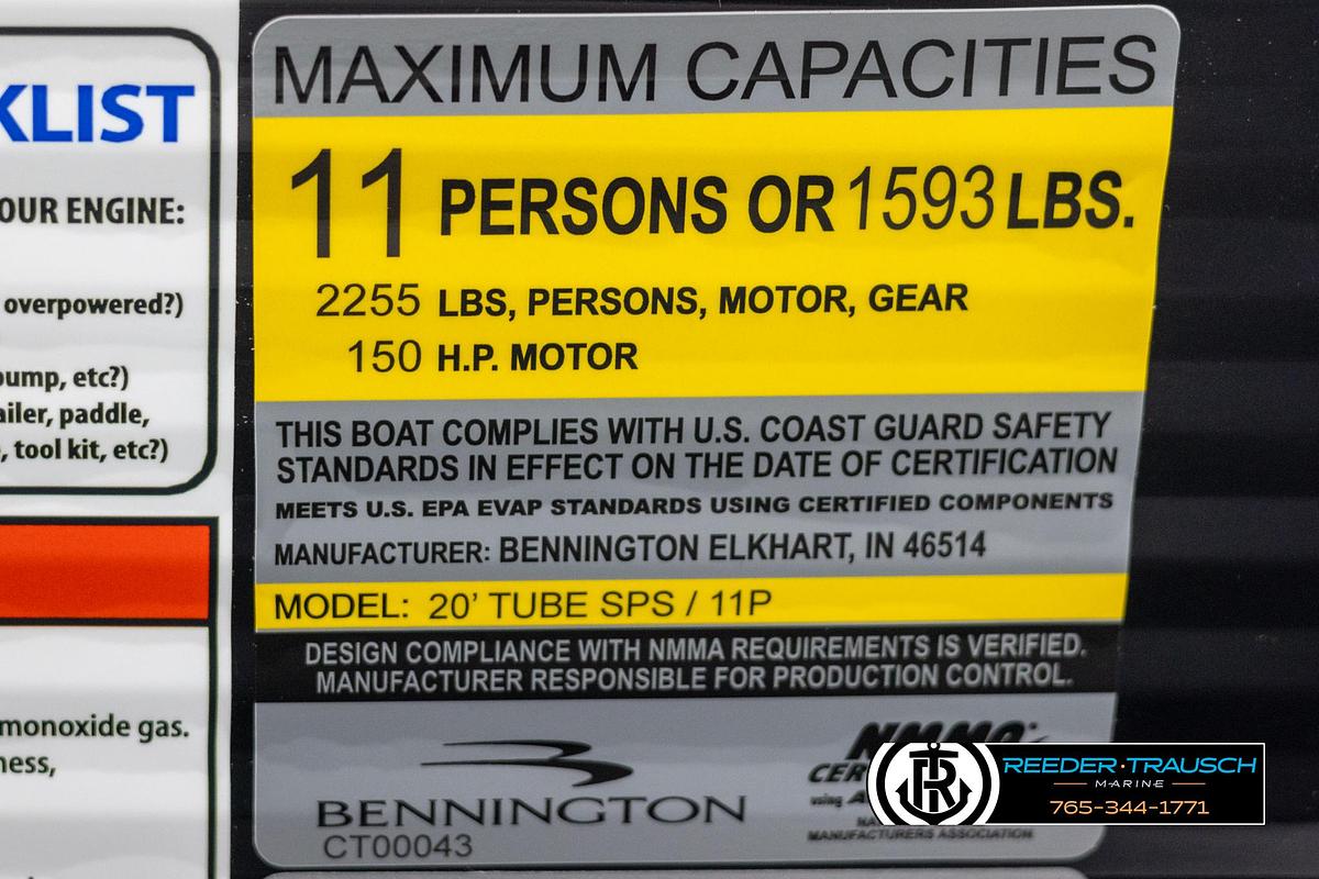 2025 Bennington 21 SSBSE