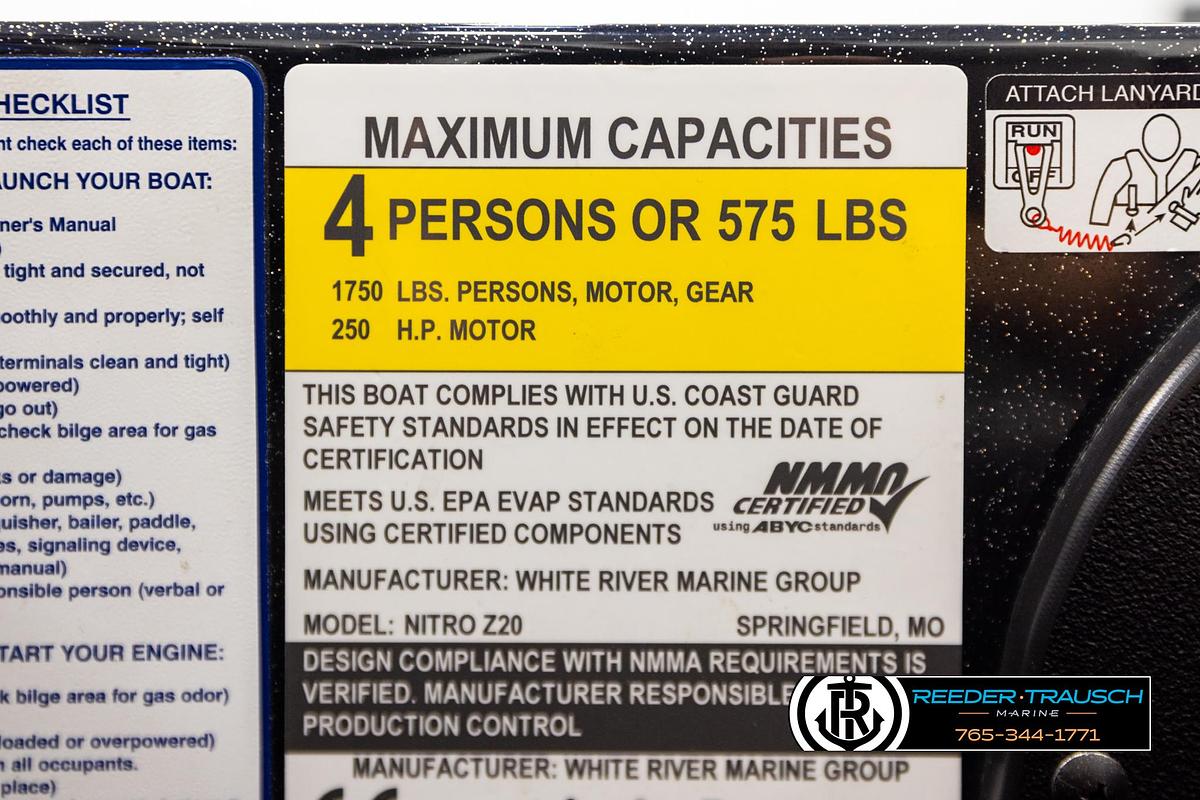 Used 2024 Tracker Nitro Z20