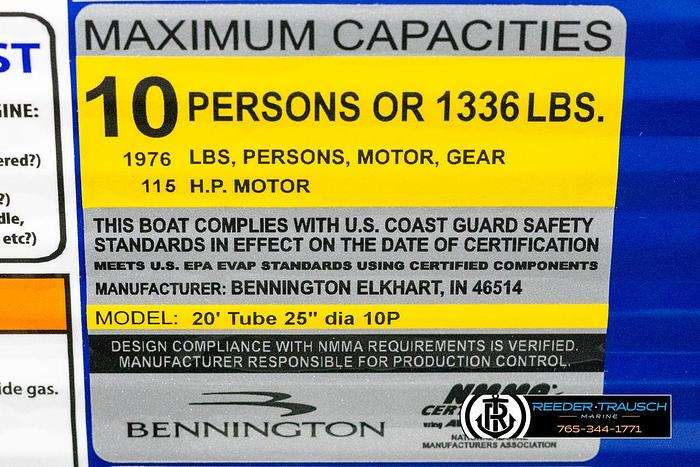 2025 Bennington 21 SSRSE