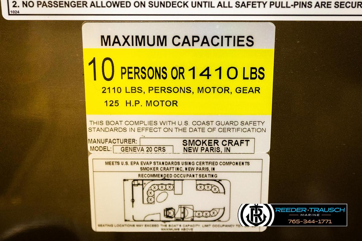 Used 2022 SunChaser 20 Geneva CRS