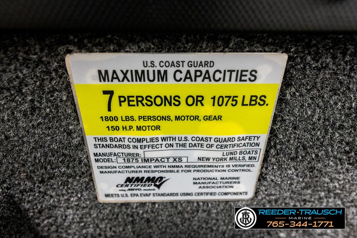 Used 2022 Lund 1875 Impact XL