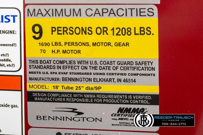 2025 Bennington 188 SSSE