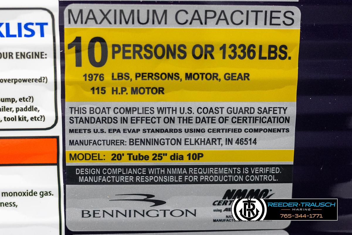 2025 Bennington 21 SSRSE