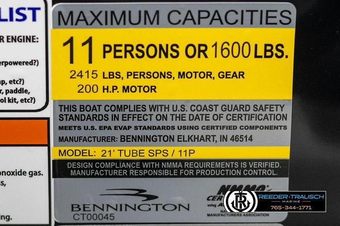 2025 Bennington 22 MSBSE