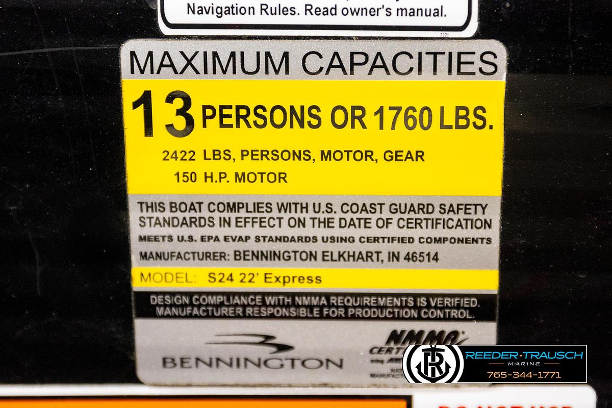 Used 2016 Bennington 24 SPDXDF