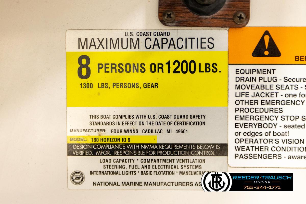 Used 1999 Four Winns Horizon 180 LS