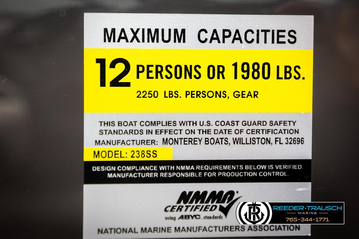 Used 2019 Monterey 238 SS