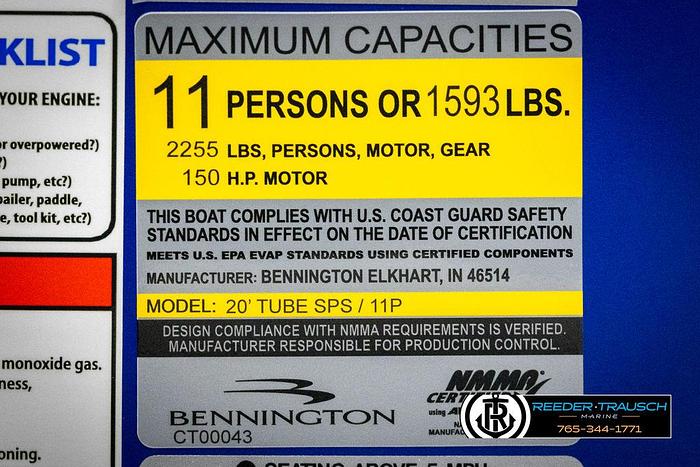 2025 Bennington 21 SSBSE