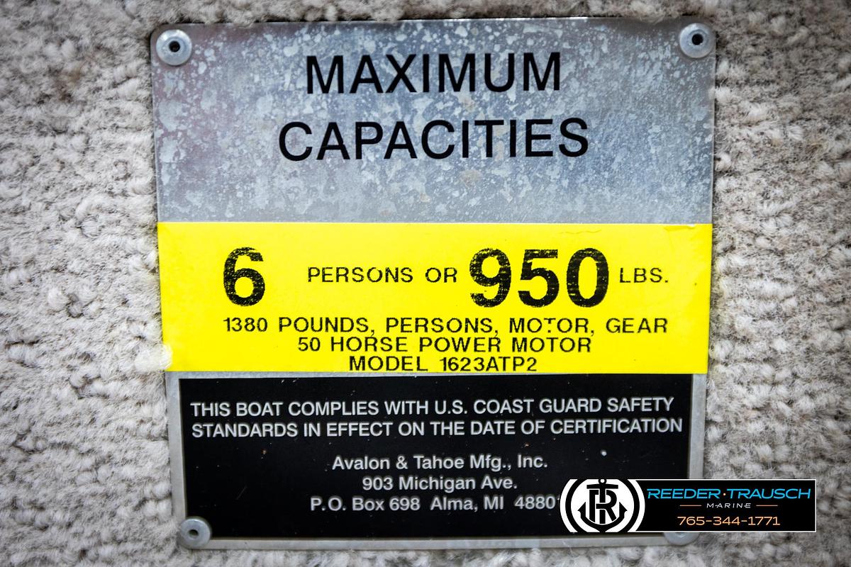 Used 2012 Avalon 1670 JR FRE