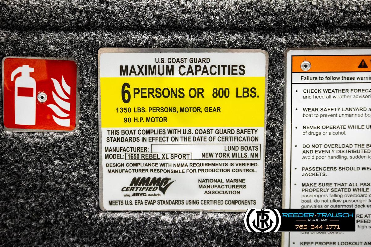 2026 Lund 1650 Rebel XL Sport