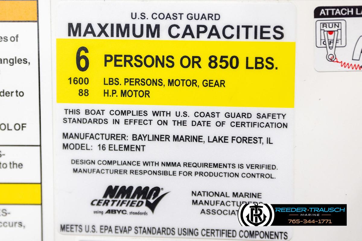 Used 2017 Bayliner Element E16